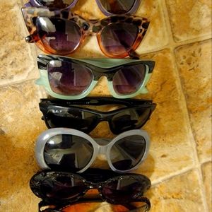 Lot of womens sunglasses, some brand new, ray bans not included